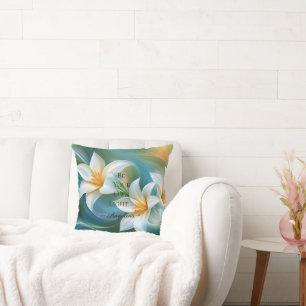 Holographic Aesthetic Throw Pillow
