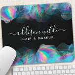 Holographic Alcohol Ink Modern Mouse Pad<br><div class="desc">Holographic Alcohol Ink Modern Mouse Pad. Perfect for a beauty salon,  hair stylist,  makeup artist,  or cosmetologist.</div>