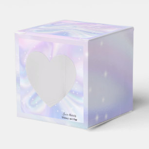 Holographic Background Hologram Neon Overlay  Favor Box