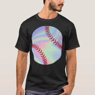 holographic baseball stitches T-Shirt