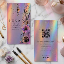 Holographic Brow Artist Luxury Iridescent QR