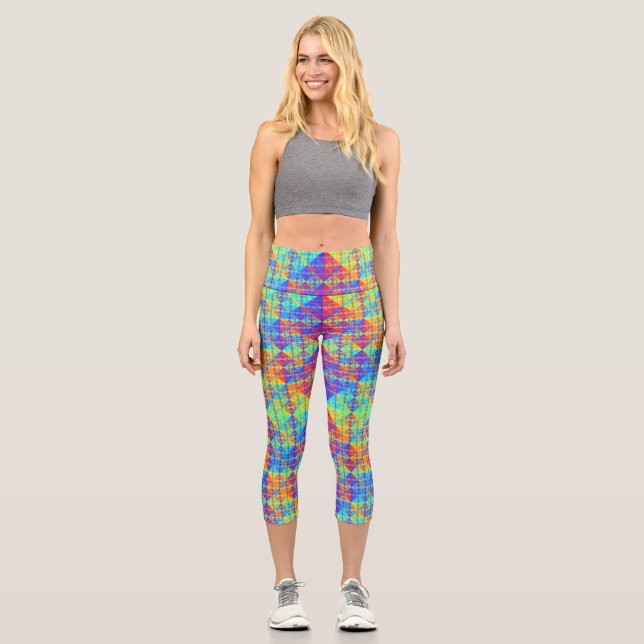 Holographic Capri Leggings (Front)