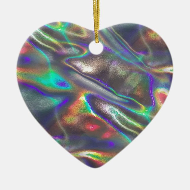 holographic ceramic ornament (Front)