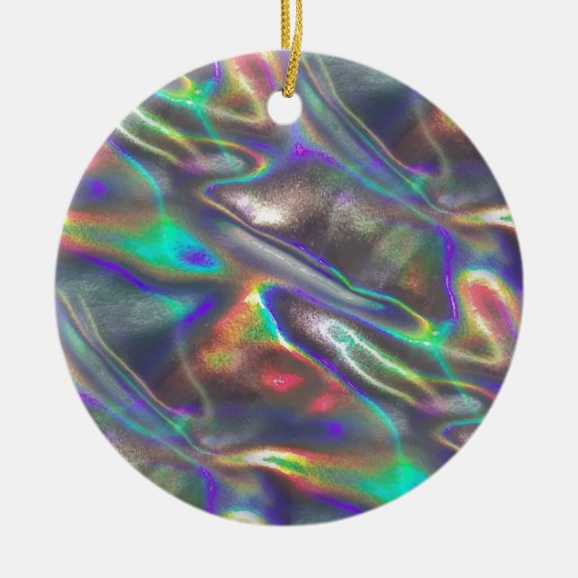 holographic ceramic ornament (Front)