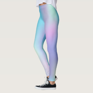 Holographic colour spectrum leggings