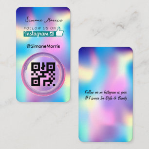 Holographic Design Business Card