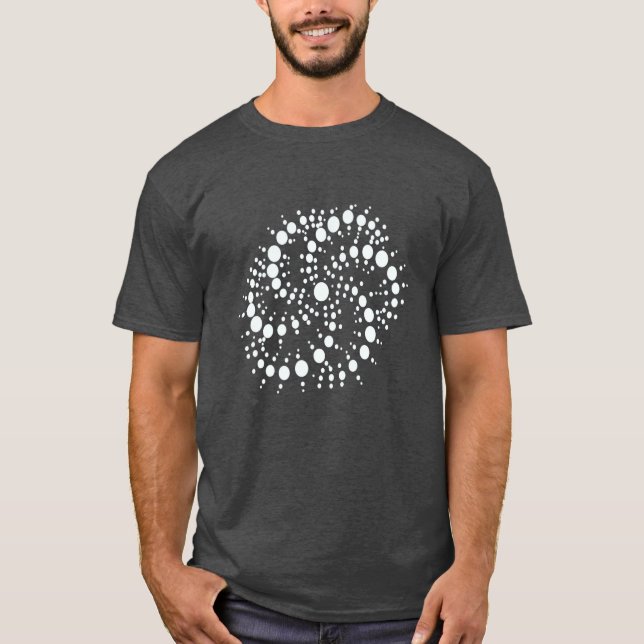 "Holographic Flow" Crop Circle Shirt (Front)