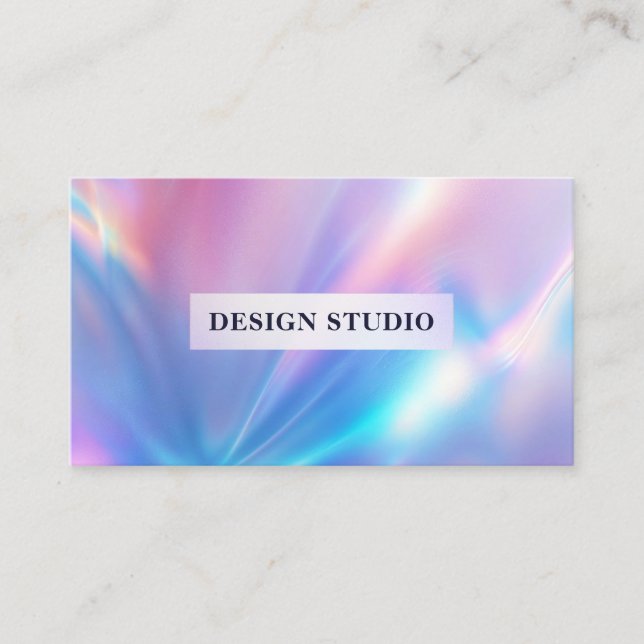 Holographic Foil Business Card (Front)