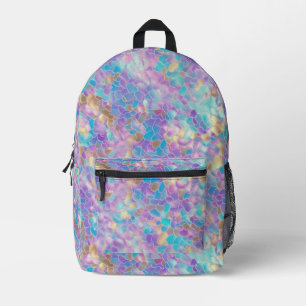 Holographic Foil Printed Backpack