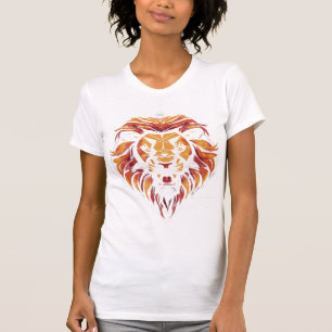 Holographic Geometric Lion T-Shirt