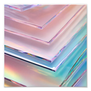 Holographic Glass Photo Enlargement