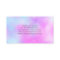 Holographic Glitter Pastel Girly Business Card