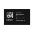 Holographic Glitter QR Code Social Media Icon 