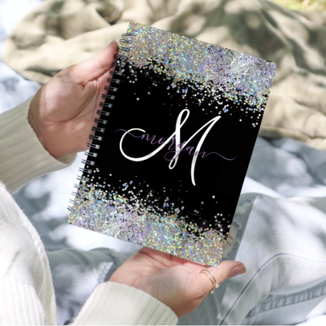 Holographic Glitter Rainbow Pastels | Monogram Planner (Creator Uploaded)