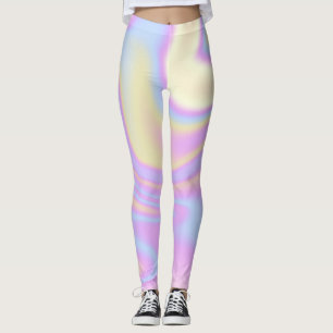 Holographic Iridescent Vibrant Colourful Leggings