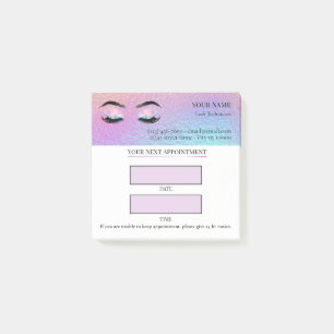 Holographic Lash appointment Post-it Notes