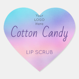 Holographic Lip Scrub Product Label