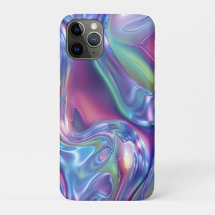 Holographic Liquid Metal Gradient Aura Aesthetic iPhone 11 Pro Case