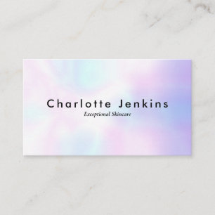 Holographic Minimalist Modern Professional Business Card