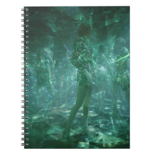 Holographic Mirror Maze Fashion Notebook