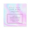 Holographic modern makeup artist chic pink rainbow