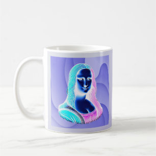 Holographic Mona Lisa Coffee Mug
