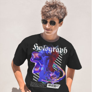 Holographic T Shirts Shirt Designs Zazzle CA