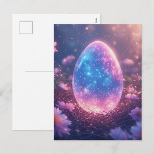 Holographic Neon Easter Egg Card