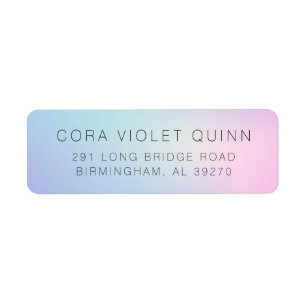 Holographic Ombre