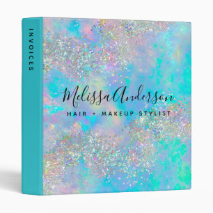 Holographic Opal Stone Glitter Calligraphy Binder