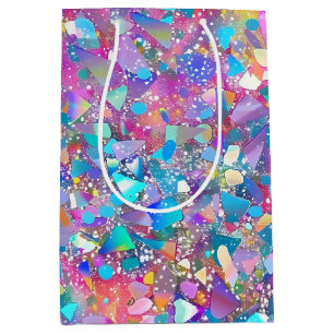 Holographic Party Look Medium Gift Bag