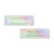 Holographic Pastel 6 Punch Customer Loyalty