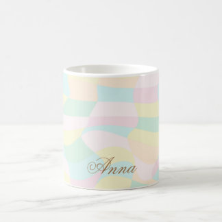Holographic Pattern Custom Name    Coffee Mug