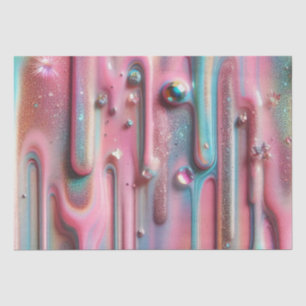 Holographic Pearlescent Luscious Drip  Tissue Paper