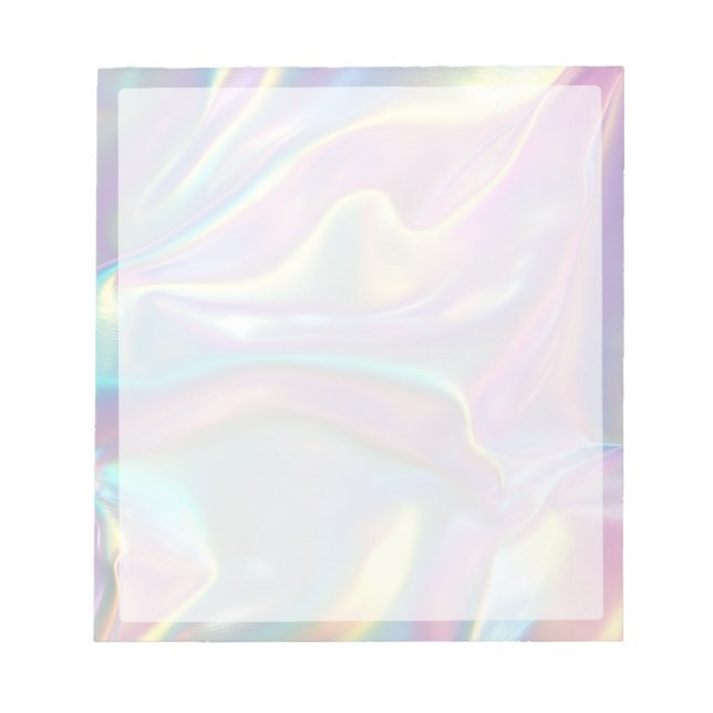 Holographic Pink Notepad (Front)