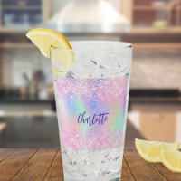 Holographic pink purple name