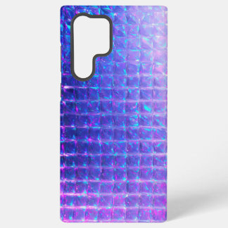 Holographic Purple Prism Texture Samsung Galaxy Case