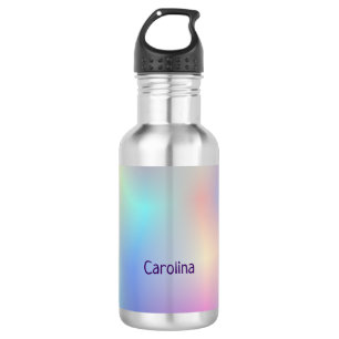 holographic rainbow 532 ml water bottle