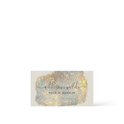 Holographic Signature Script Modern Glam Glitter