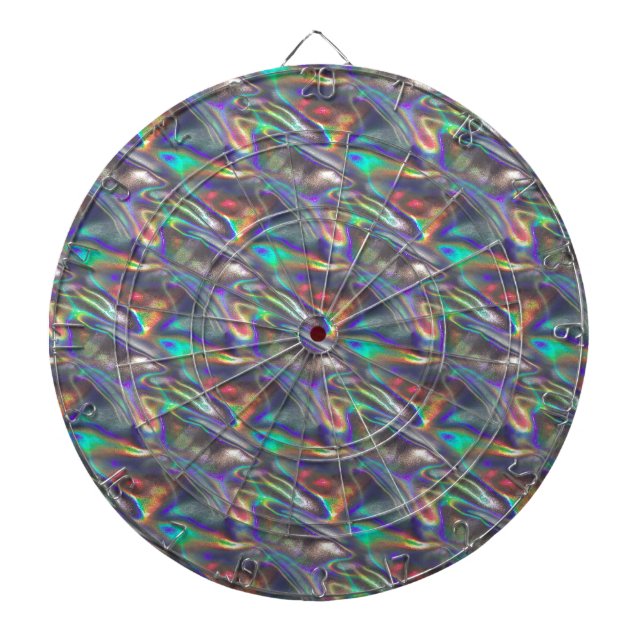 holographic silver dartboard (Front)