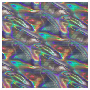 holographic silver fabric