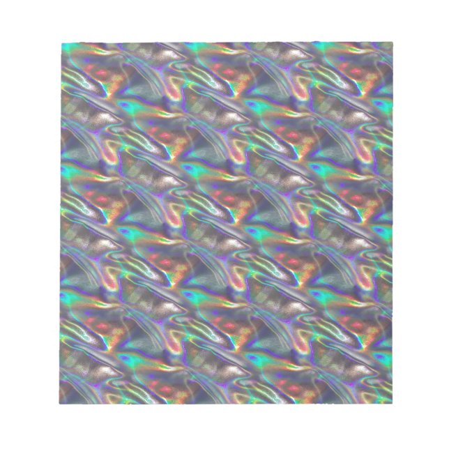 holographic silver notepad (Front)