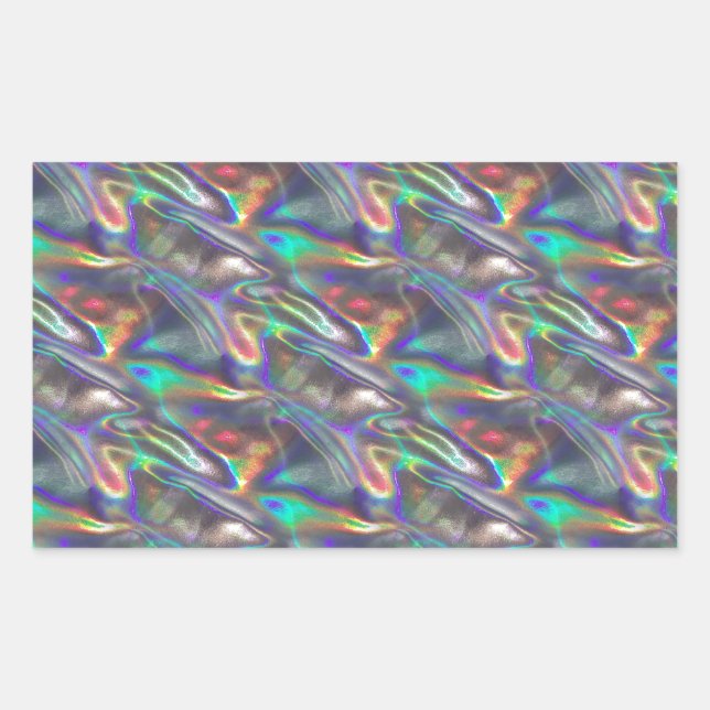 holographic silver sticker (Front)