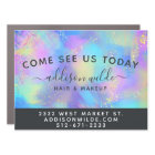 Holographic Sparkle Opal Iridescent Business