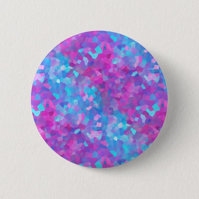 Holographic Sparkles Pattern 2 Inch Round Button (Front)