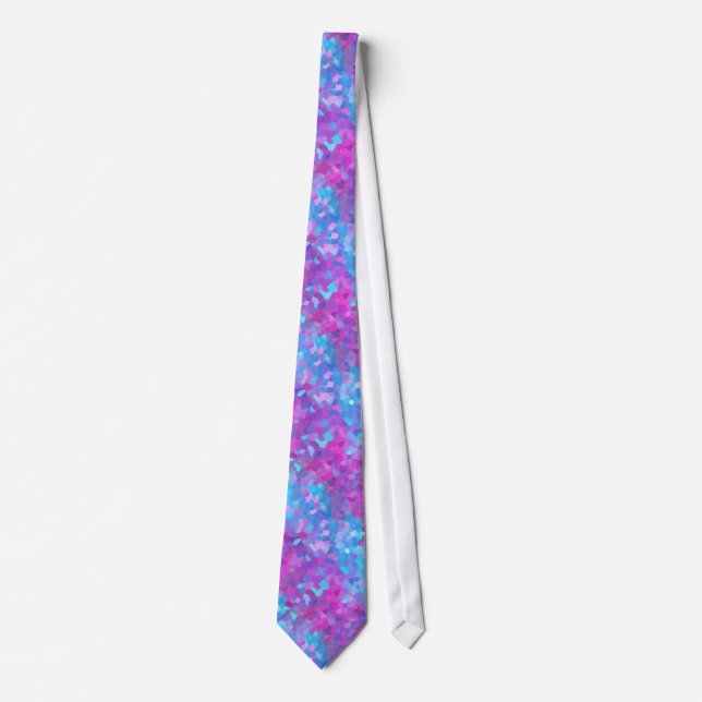 Holographic Sparkles Pattern Tie (Front)