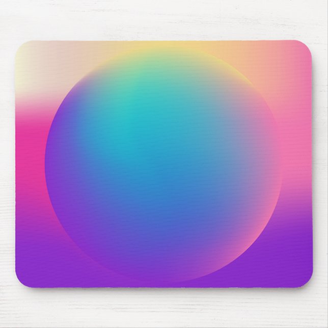 Holographic Sphere Mouse Pad (Front)