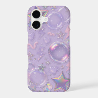 Holographic Stars Sticker Phone Case | Y2K