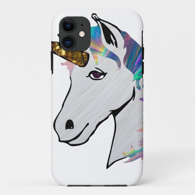 holographic unicorn Case-Mate iPhone case (Back)