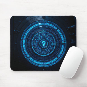 Holographic Vault Lock Mouse Pad